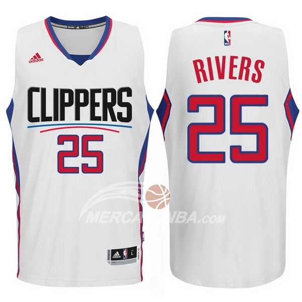 Maglia NBA Rivers Los Angeles Clippers Blanco
